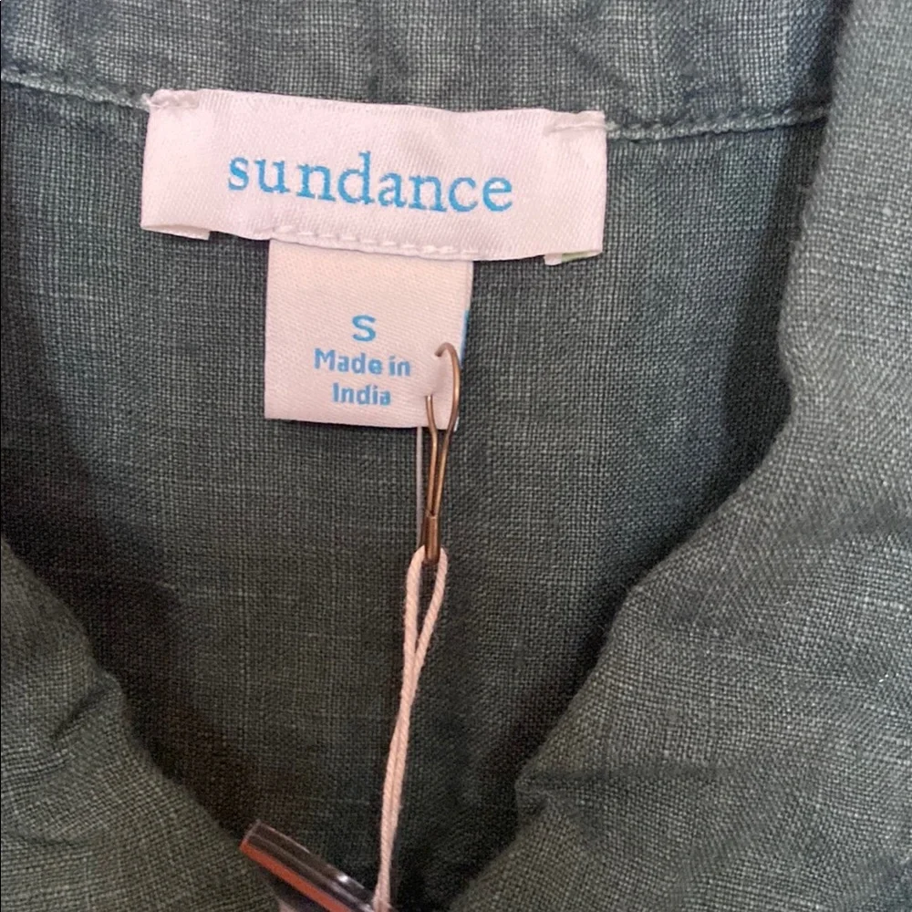 Sundance Green Polo Collar Mini Dress - Picture 2 of 4